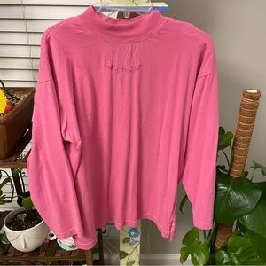 Pink long sleeve tee